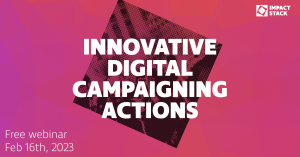 Innovative online campaigning actions webinar